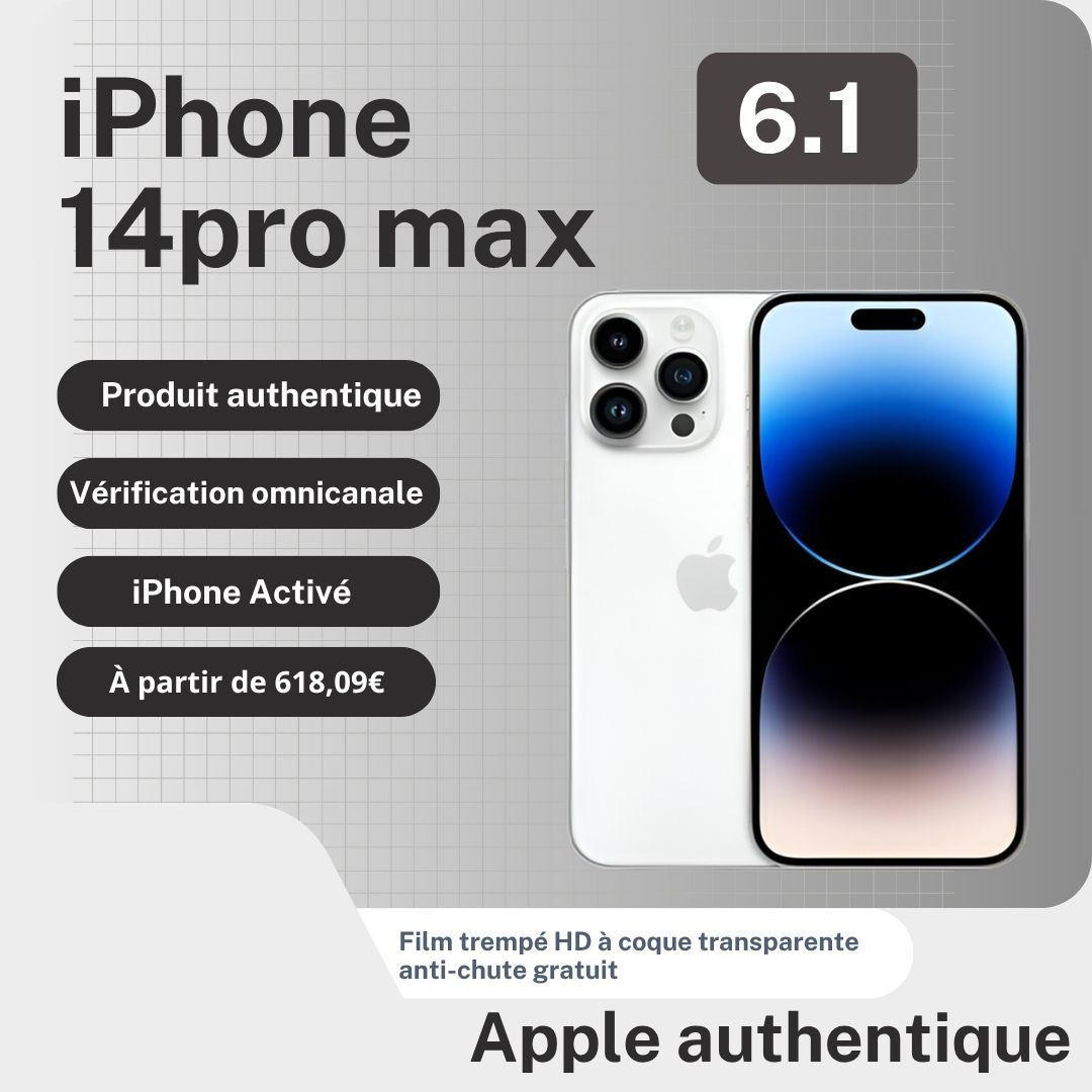 Iphone14 Pro Max Argent 256Go