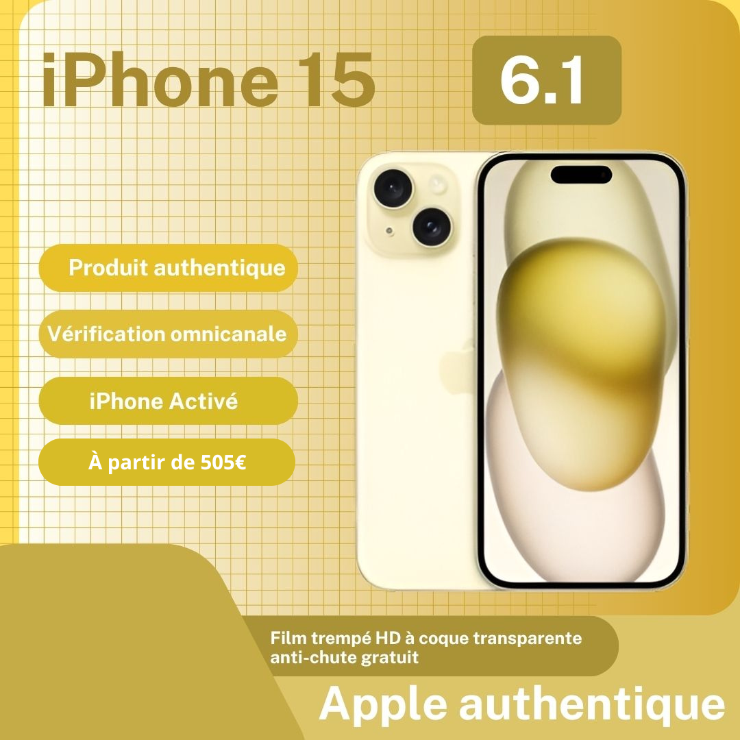 Iphone15 Jaune 128Go