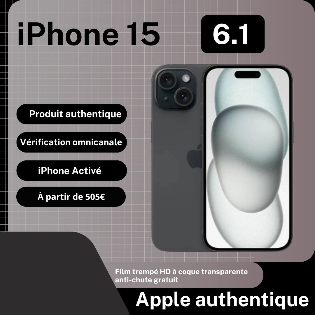 Iphone15 Noir 128 Go