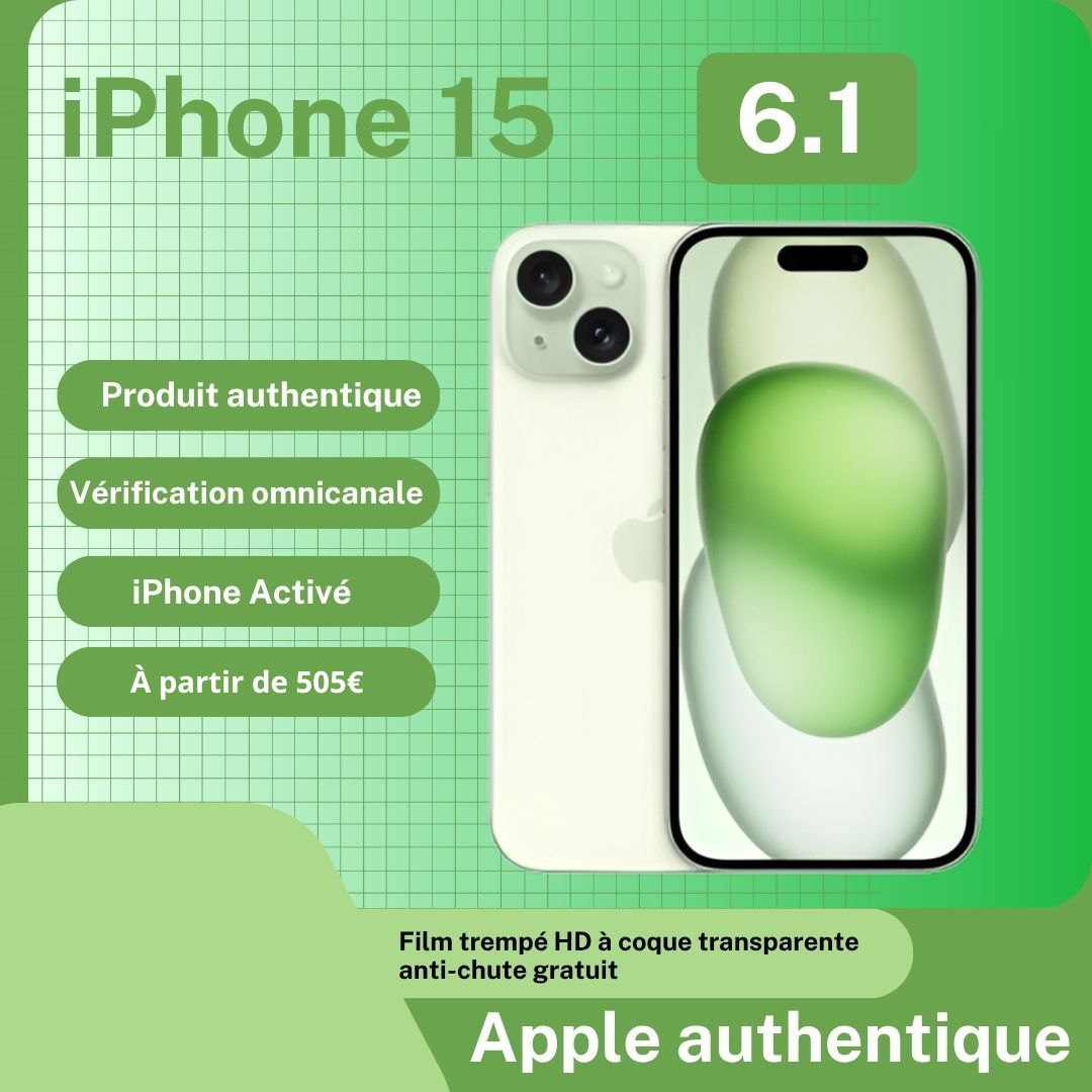 Iphone15 Vert 128Go
