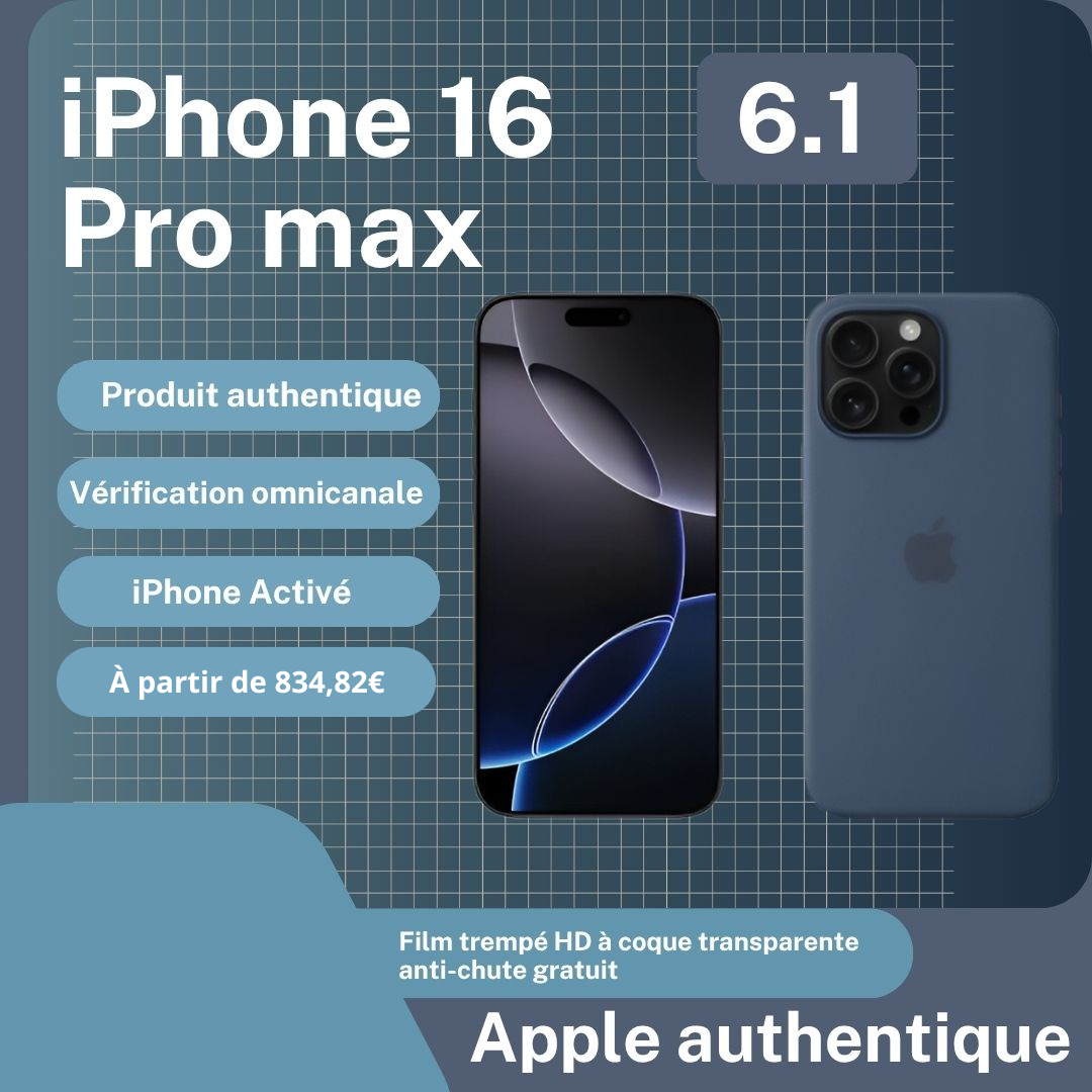 Iphone16 Pro Max Noir 256 Go